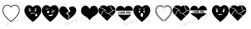 I can love you fo字体转换